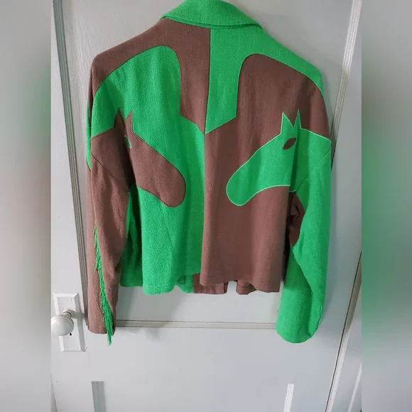 Fashion Brand Company Green and Brown Jacket - Picture 2 of 4